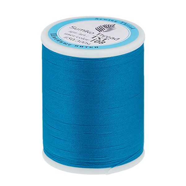 Нитки для трикотажных тканей SumikoThread 300 м, (328 ярд), 108 бирюзовый