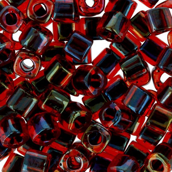 Бисер Toho Cube 3 мм, 25 г (5х5 г), 0400 гранатовый