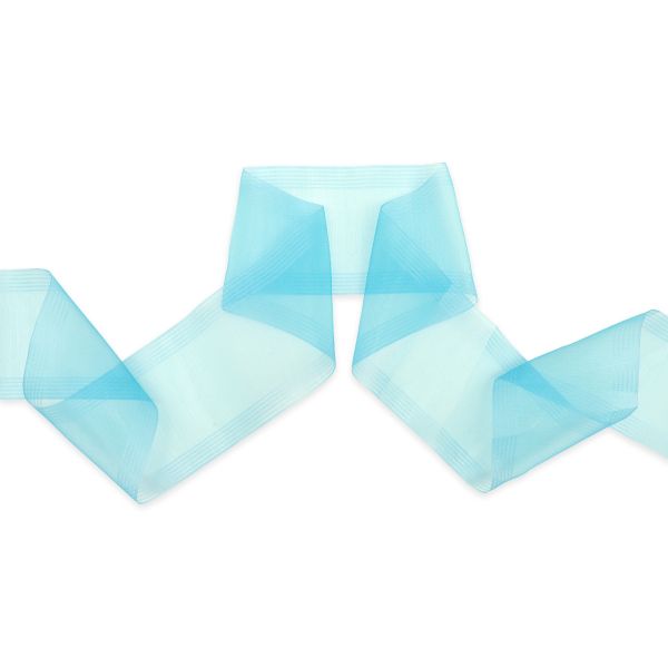 Лента для бантов (капрон) 11 см, 25 м (голубой) С3503