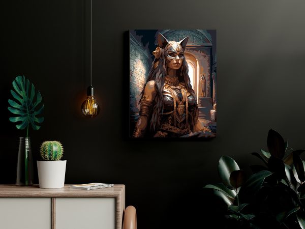 Картина по номерам Фрея PNB/PL-271, Величественная Бастет, 50х40 см