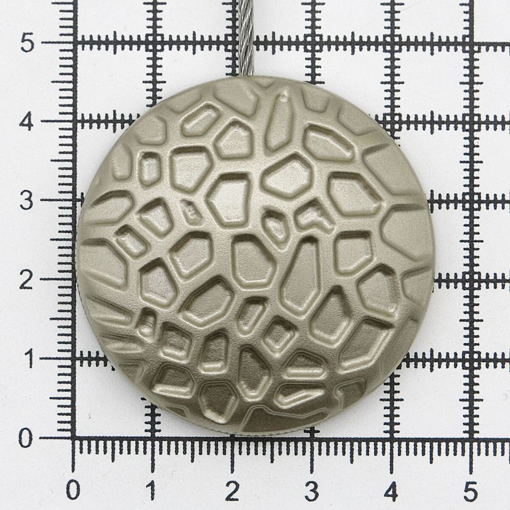 Магнитные клипсы для штор "Сота" с тросом, 30см ⌀35, 27, 10 шт