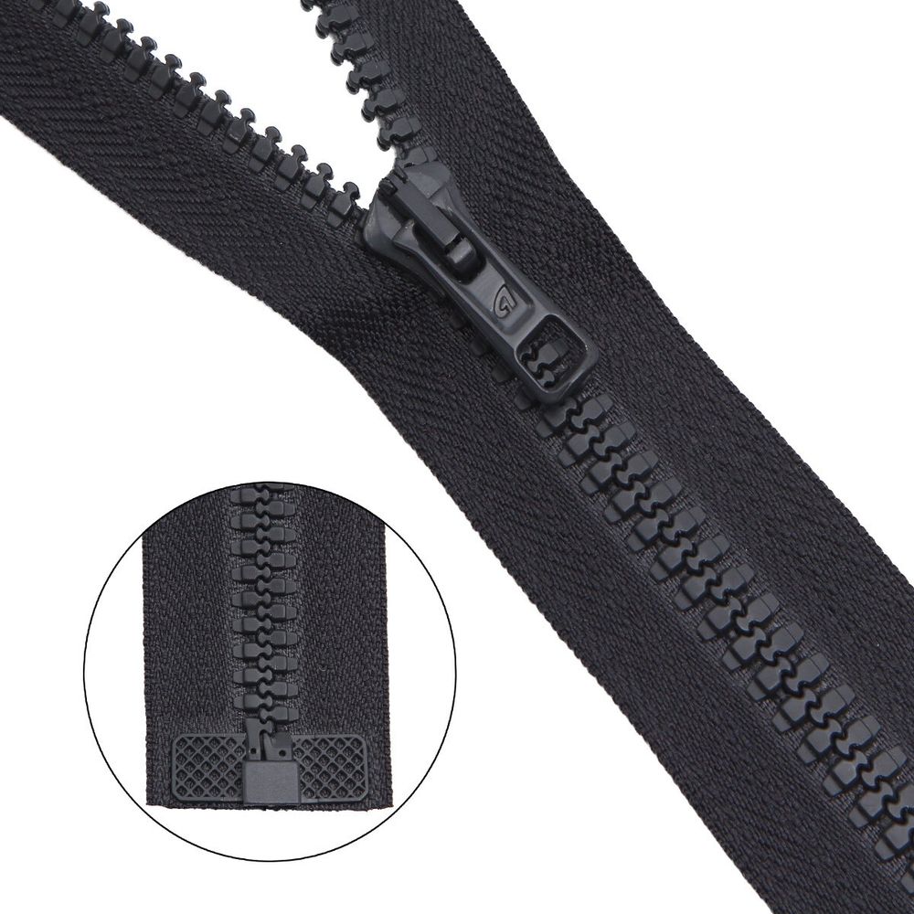 Молния трактор Arta Т6 (6 мм) 1 зам., разъем., 50 см, цв. 102 т.серый, уп.5 шт