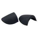 Плечевые накладки (подплечники) втачные твердые 140х210х25 мм, черный, 50 пар