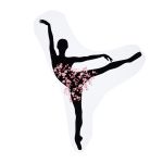 Термотрансфер, 1 шт, М-234 балерина 18.5х15.5 см, Gamma M №02