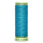 Нитки отделочные Gutermann Top Stitch, 30м, 332 насыщенный бирюзовый, 5 катушек