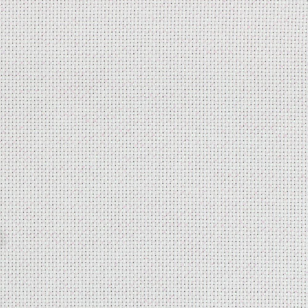 Канва Aida 14 ct, 30х40±2 см, белый с перламутровым люрексом, Gamma