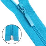 Молния спираль (витая) Arta Т5 (5 мм) 1 зам., разъем., 50 см, цв. 549 бирюза, уп.5 шт