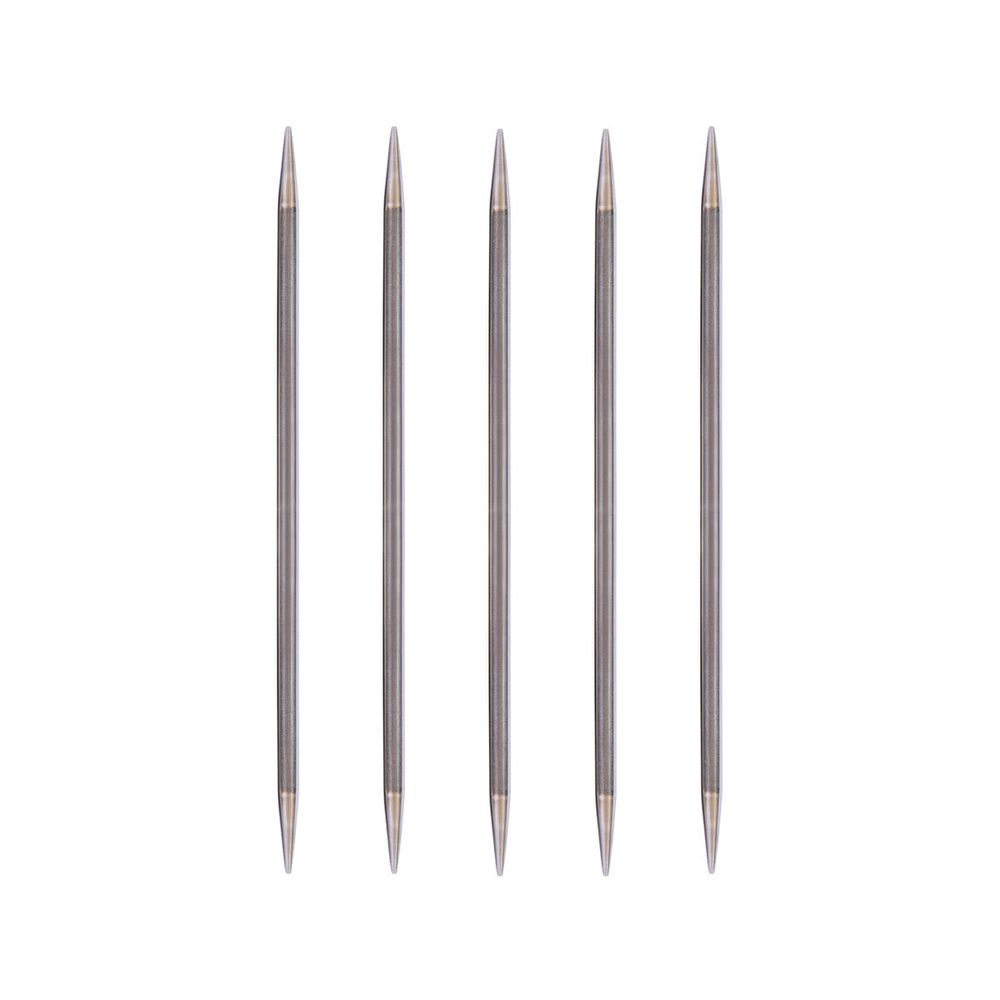 Спицы чулочные металл ⌀4.5 мм, 15 см, 5 шт, Gamma MK5-15