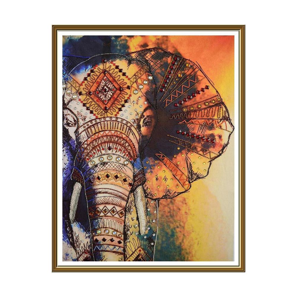 Набор для вышивания бисером Нова Слобода, Слон48х67см