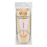 Спицы круговые сталь ⌀4.5 мм, 100 см, 1 шт, с металлической леской, Visantia VTS-1