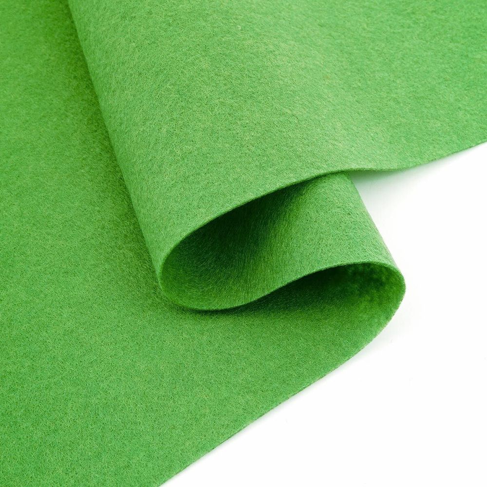 Фетр листовой мягкий 1.0 мм, 30х45 см, 10 листов, Hemline Hobby, 9 весенняя зелень, 11.041