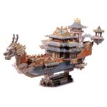 Пазл 3D, серия Корабли 351 элемент, Королевский Дракон, Rezark STH-011