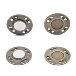 Кнопка магнитная металл пришивная ⌀20.0 мм, латунь, 10 шт, BIG