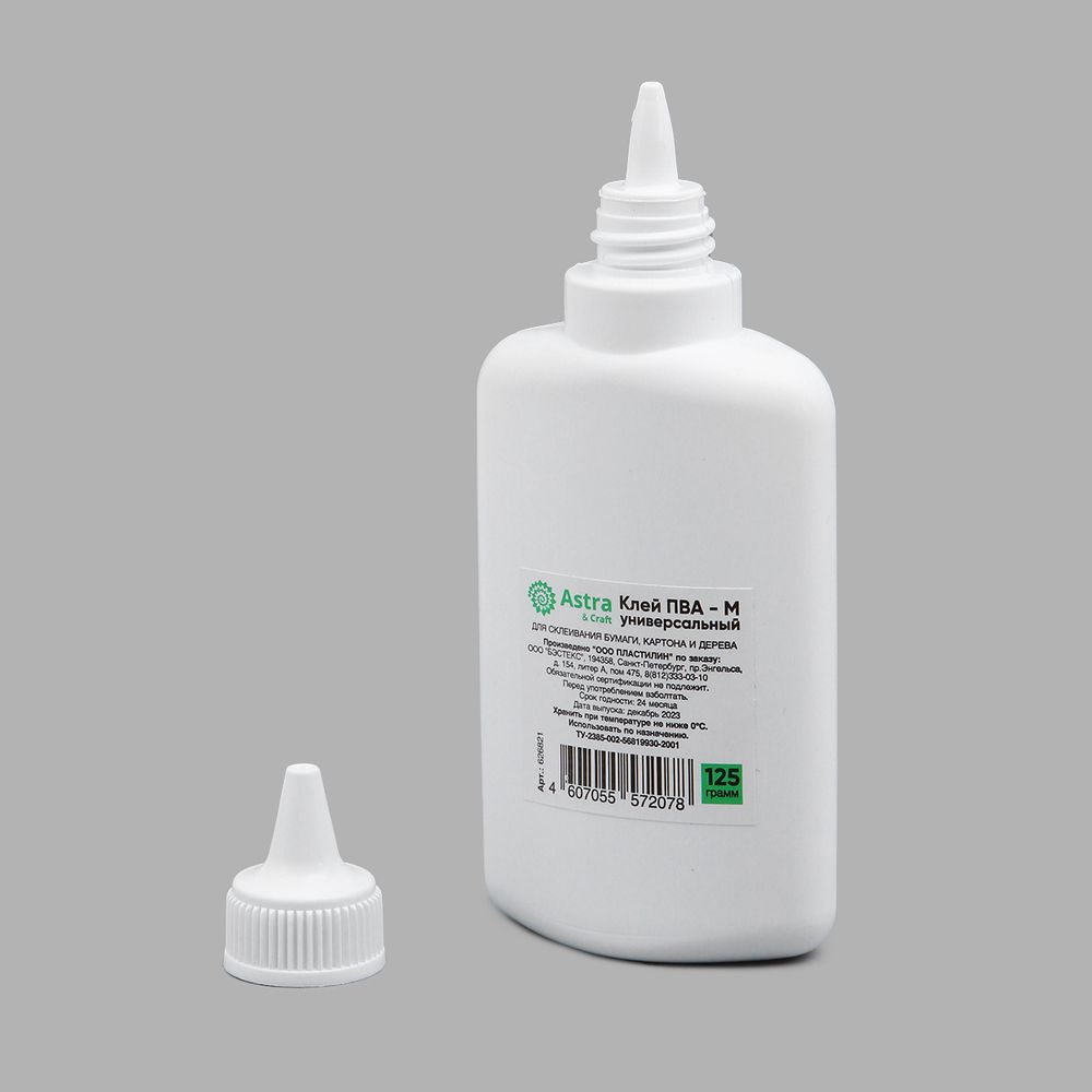 Клей ПВА-М 125гр, Astra&Craft