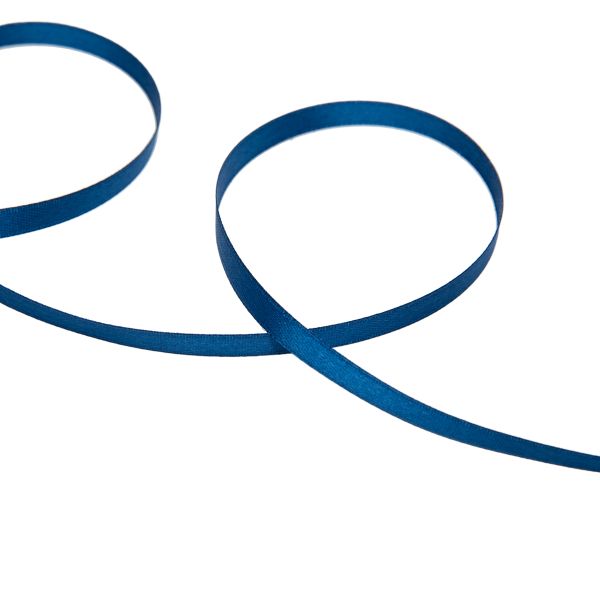 Лента атласная 2-сторонняя 6.0 мм / 33±2 метра, №038 т.синий, Gamma AL-6D