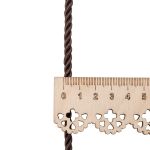 Шнур витой 5мм / 18,29м, 038 темно-коричневый, 1AS-168