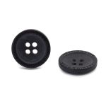 Пуговицы 4 прокола 24L (blk-200 (черный)) CN, 72 шт, S090083