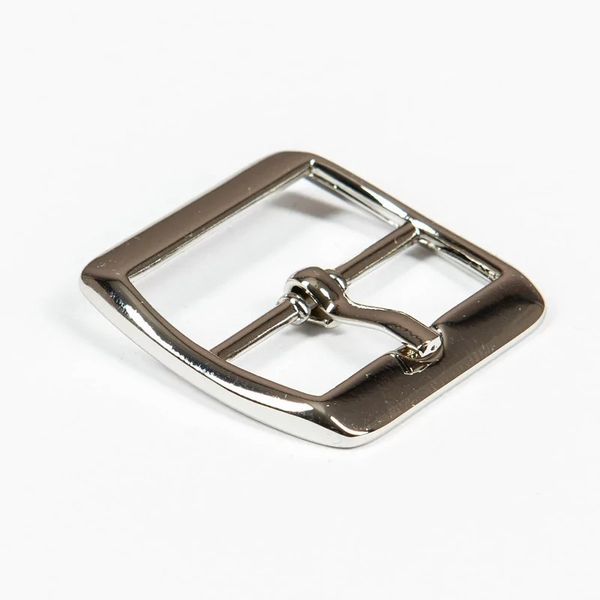 Пряжка ременная металл 24 мм. никель, 10 шт, BIG