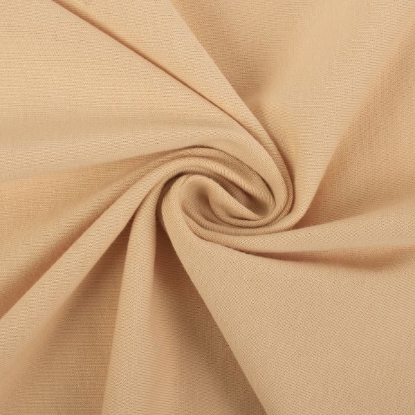 Трикотаж кукольный отрез 50х55 см, 225 г/м², 6 бежевый, Peppy DTF-01