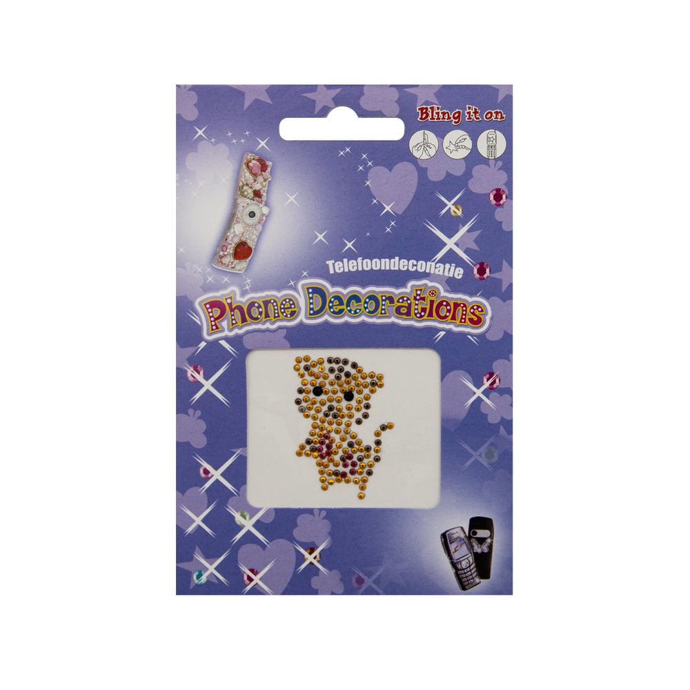 Наклейки декоративные, стразы, 1023/7285