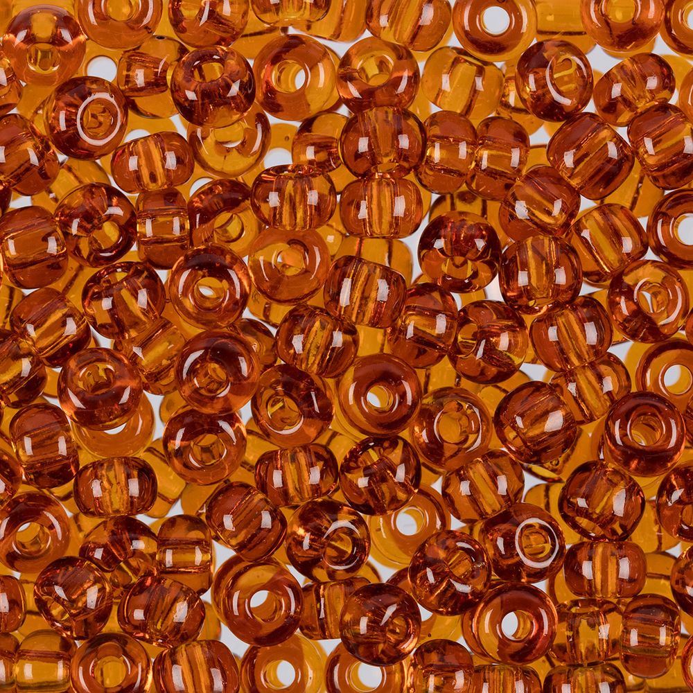 Бисер Preciosa круглый 03/0, 5.5 мм, 50 г, 10090 коричневый, 311-19001