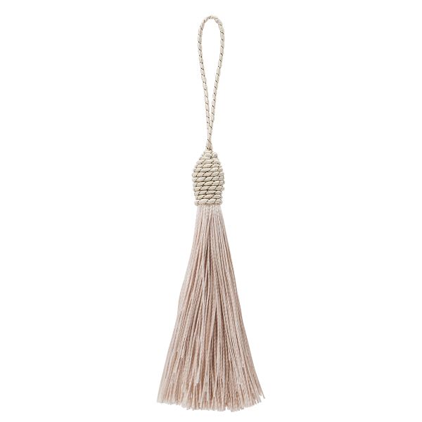 Кисть шторная l=10 см, полиэстер, 10 шт, 51 молочный, CL-033