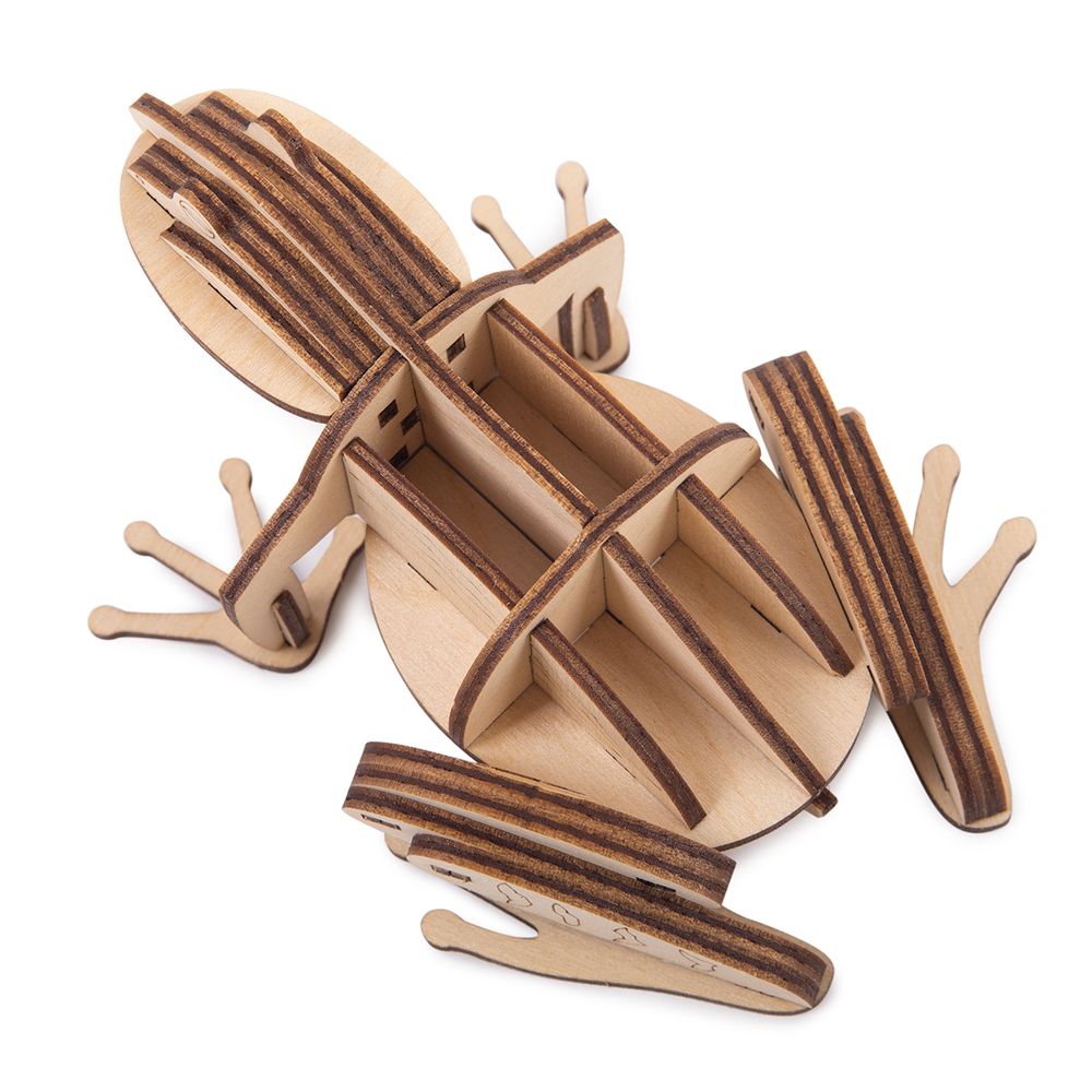 Пазл 3D, серия Живая природа 42 элемент, Лягушка, Rezark NIZ-19