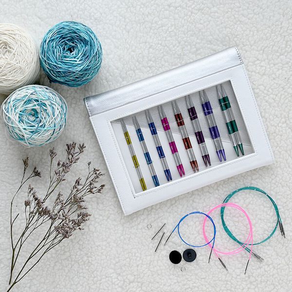 Набор съемных спиц Knit Pro SmartStix Deluxe Set Normal IC (3,5 мм / 4 мм / 4,5 мм / 5 мм / 5,5 мм / 6 мм / 7 мм / 8мм), 8 видов спиц, 42140