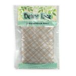 Лента атласная с рисунком Пересечение 25.0 мм / 3 метра, белый, Globus