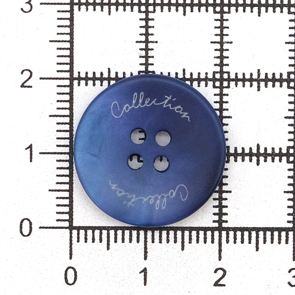 Пуговицы 4 прокола 32L (синий), 36 шт, 558082-3