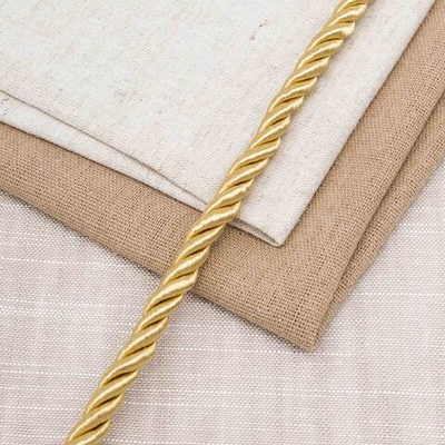 Шнур витой 8мм / 18,29м, 046 золотистый