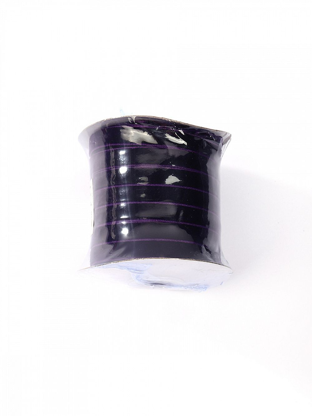 Лента бархатная (тесьма) 10.0 мм / 22.86±1 метров, арт.10VR59 нейлон цв.т.фиолетовый