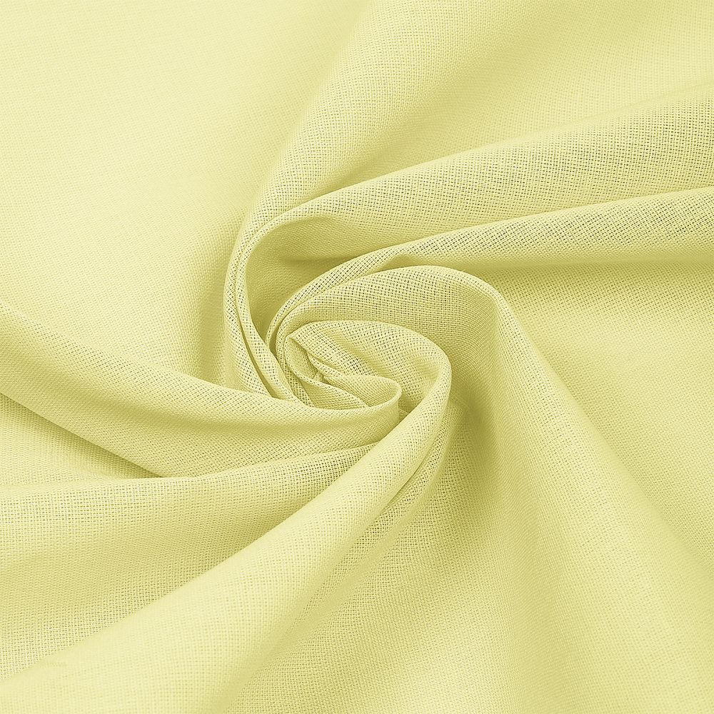 Бязь 120 г/м², 150 см / 2 метра, Bz.120.163 цв.св.желтый