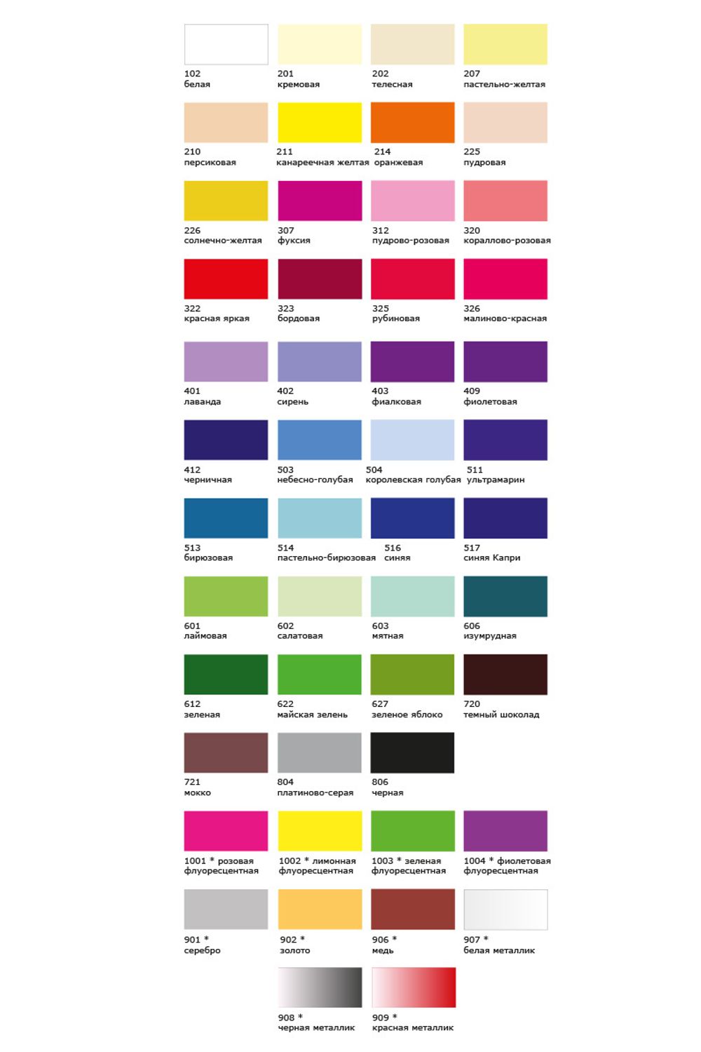 Краска по ткани и коже основные цвета 50 мл, 100 Белая Экстра(White extra), Vista-Artista ITA-50