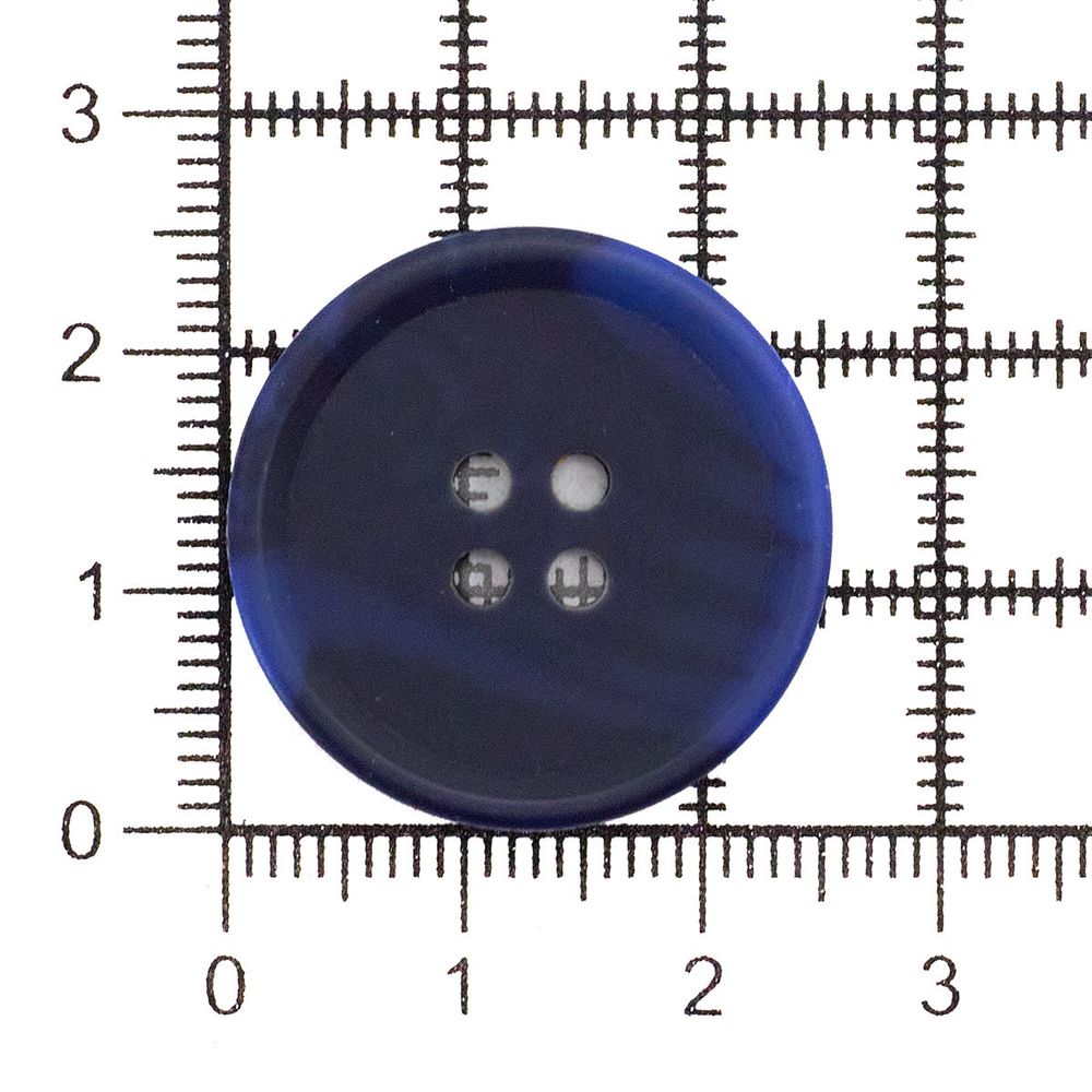 Пуговицы 4 прокола 40L (col.03 (т. синий)), 72 шт