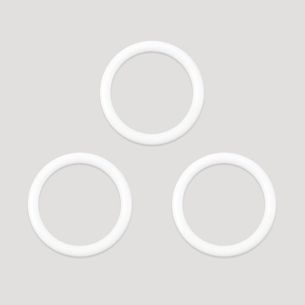 Кольца для бюстгальтера металл ⌀11.0 мм, 001 белый, Arta, 50 шт, 7733682-2