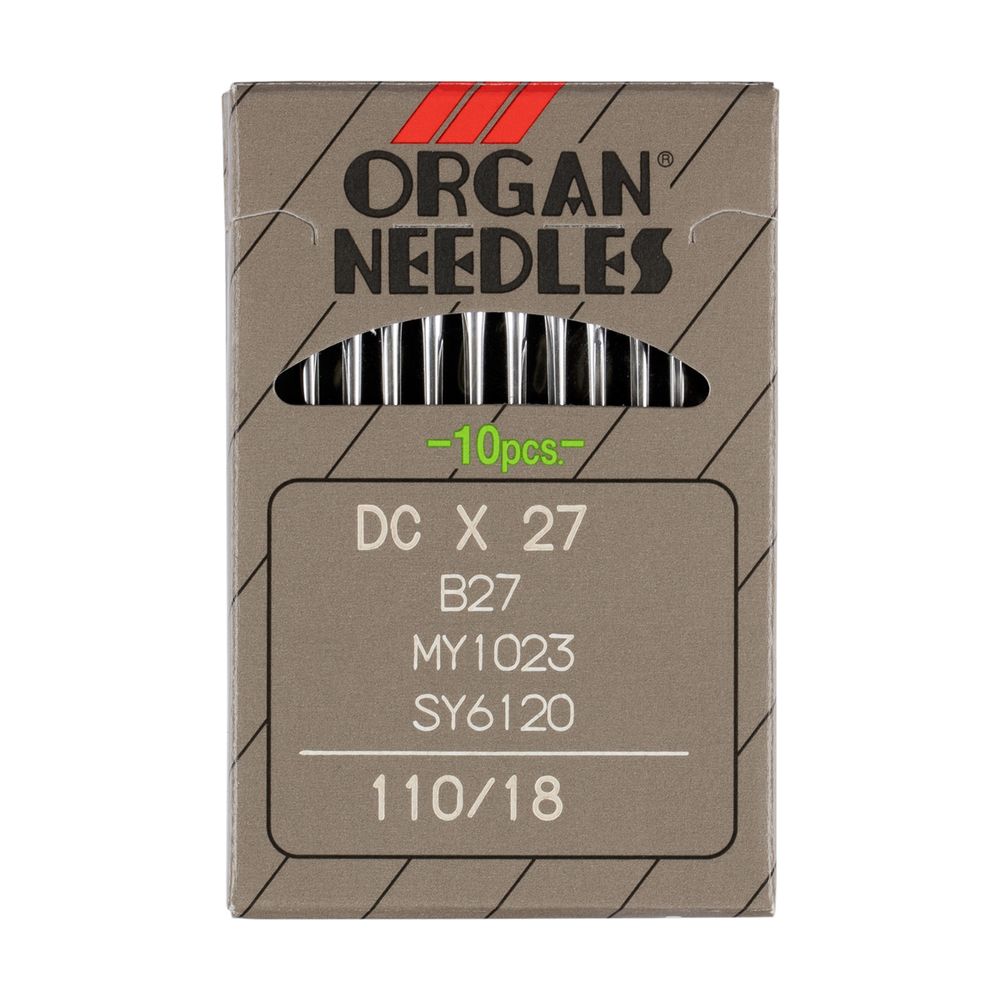 Иглы для промышленных швейных машин Organ DC*27 10 шт, 110