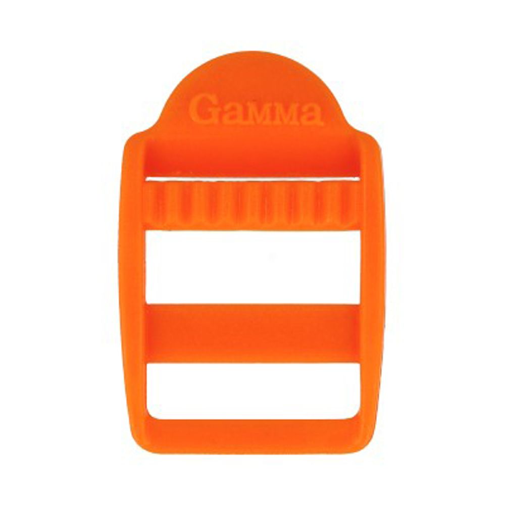 Пряжка регулировочная пластик 19 мм, 100 шт, 006 оранжевый, Gamma SAM001