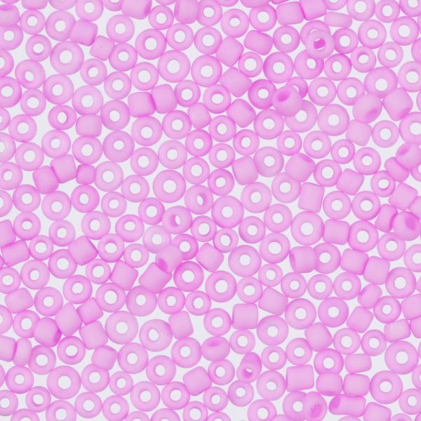 Бисер Zlatka 8/0, 100 г (10х10 г), №1005 фиолетовый макарун, GR