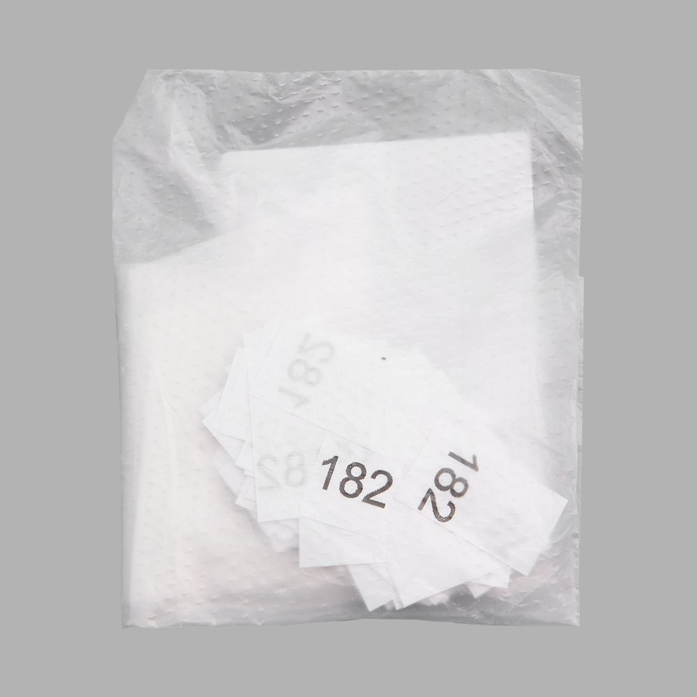 Этикетка-размерник, белый, 10х20 мм, упак./100 шт. (182)