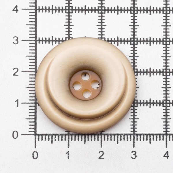 Пуговицы 4 прокола 46L=30 мм, пластик (имитация дерева), col.C светло-коричневый, 36 шт, CN2821