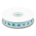 Лента репсовая (в рубчик) 15.0 мм / 22.86±1 метров, Baby-boy, S090777