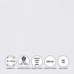 Холст грунтованный на подрамнике 35х50 см, 340 г/м², 2 шт, мелкозернистый, Vista-Artista PLFG-3550