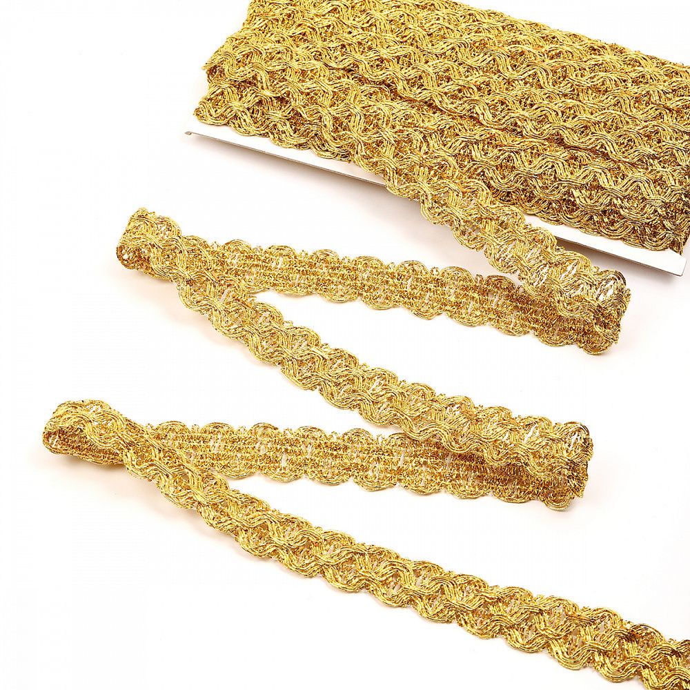 Тесьма отделочная 23 мм / 13.71 метров, TBY 904 цв.золото