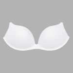 Моночашки корсетные с уступом под бретель PUSH-UP, р.75 Antynea, белый, AC-44