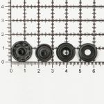 Кнопка Дельта (O-образная) ⌀15.0 мм, ≈720 шт, №61, МЕТАЛЛ, оксид, NEW STAR