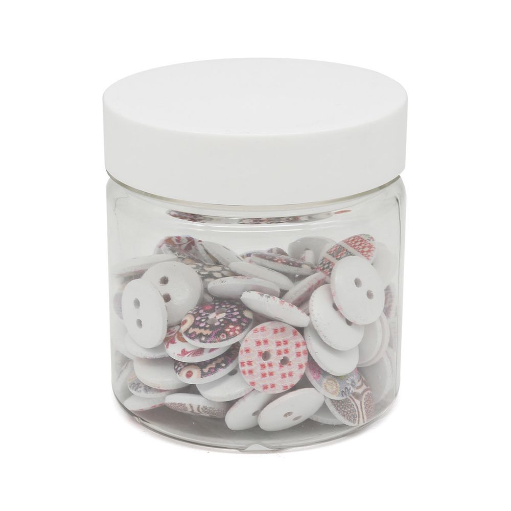 Украшения декоративные пуговицы деревянные Орнаменты №2, 15 мм, 100 шт