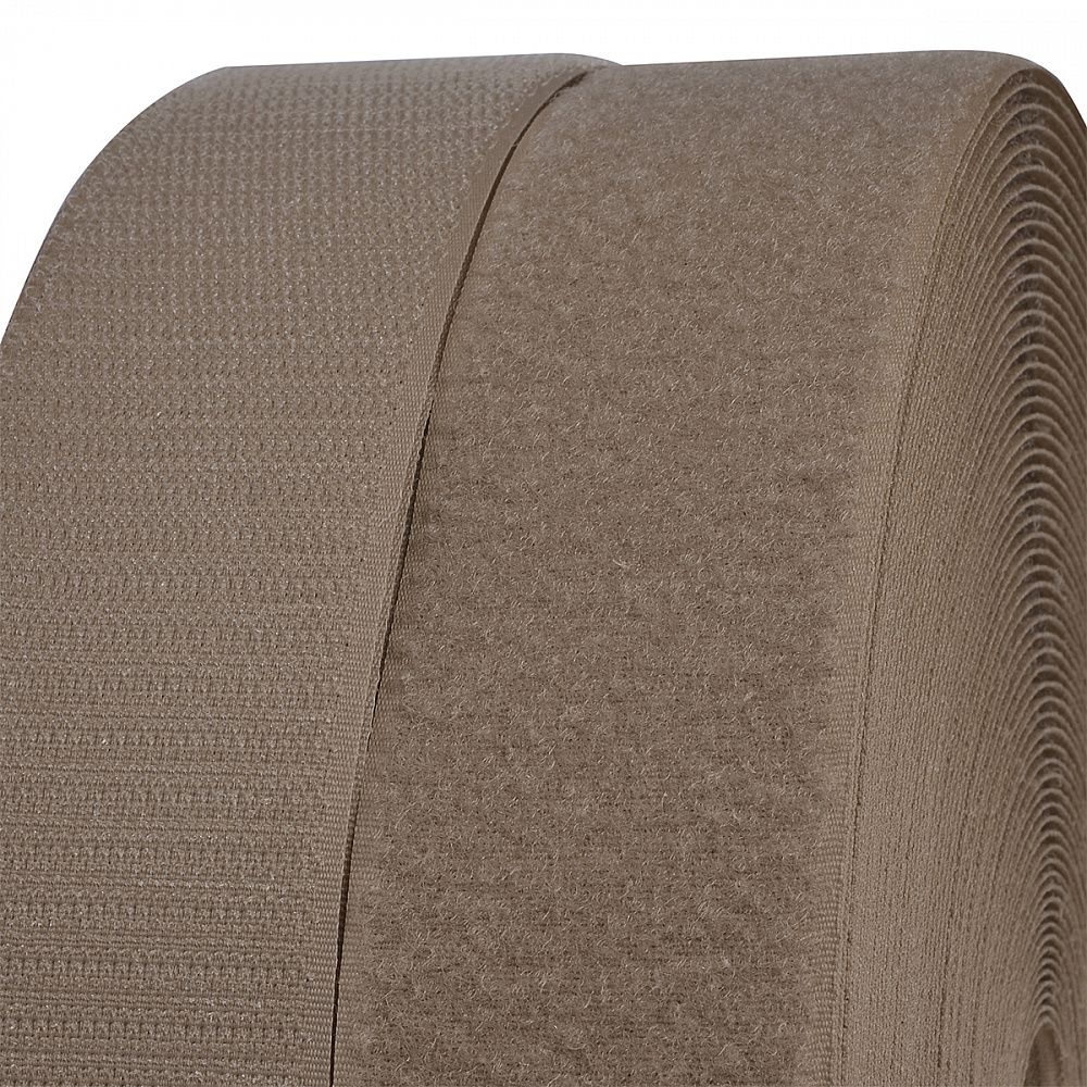 Лента контактная липучка (велкро) пришивная 50 мм / 25 метров, F294 какао, /крючок/, кач."B" /TOS/ Лента контактная липучка (велкро) пришивная 50 мм / 25 метров, F294 какао, /крючок/, кач."B" /TOS/