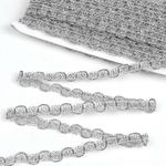 Тесьма отделочная 13 мм, 9545 цв.серебро уп.13.71м