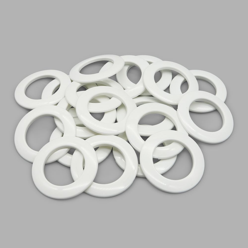 Люверсы шторные ⌀35 мм, цвет № 16 молочный, 10 шт